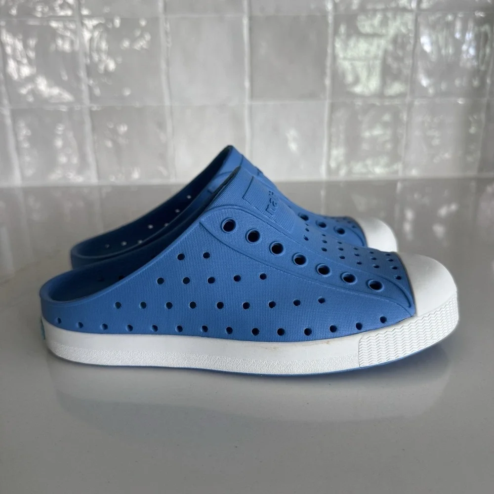 Native Slip On Mules Youth Unisex C3 Sugarlite Watershoe Bright‎ Blue